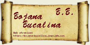 Bojana Bučalina vizit kartica